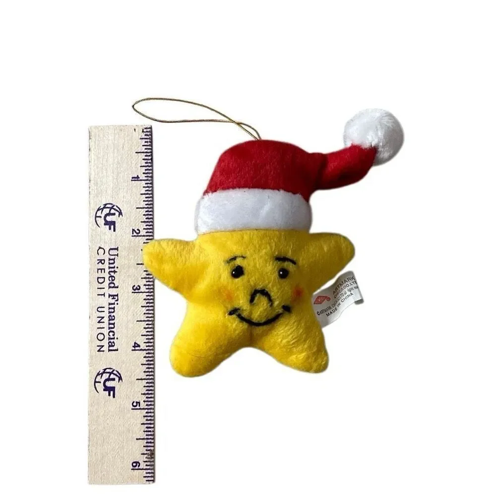 Vintage 90s Celestial Star Anthropomorphic Ornament Whimsigoth RARE decor plush